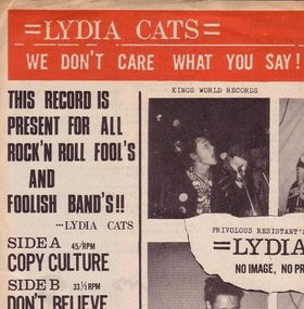 Lydia Cats – We Don't Care What You Say! 7" Flexi