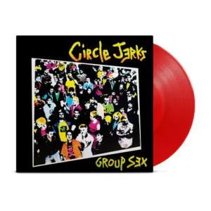 CIRCLE JERKS ‎– Group Sex TRANSPARENT RED